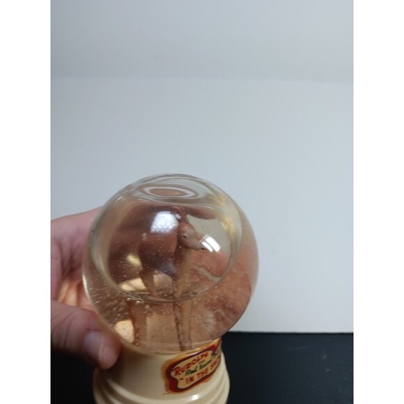 VINTAGE! LICENSED RUDOLPH THE RED NOSED REINDEER ‘IN THE SNOW’ WATERGLOBE #1 - Picture 3 of 5